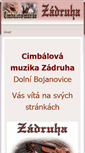 Mobile Screenshot of cimbalka.cz