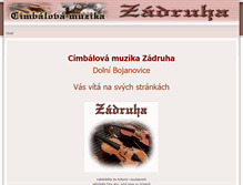 Tablet Screenshot of cimbalka.cz